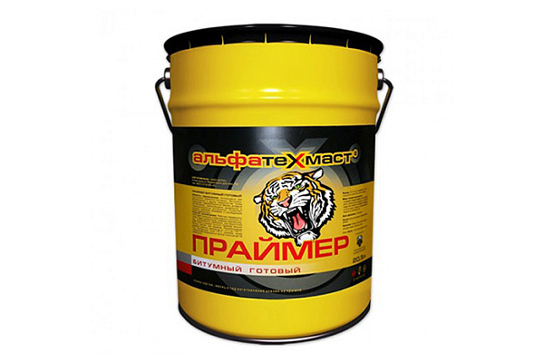 Праймер битумный готовый 16кг ведро АльфаТехМаст - фото 1