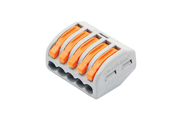 Клемма 222-415 5х0, 08-412,5мм2 Ин Хом СМК (IN HOME) (241) - фото 1