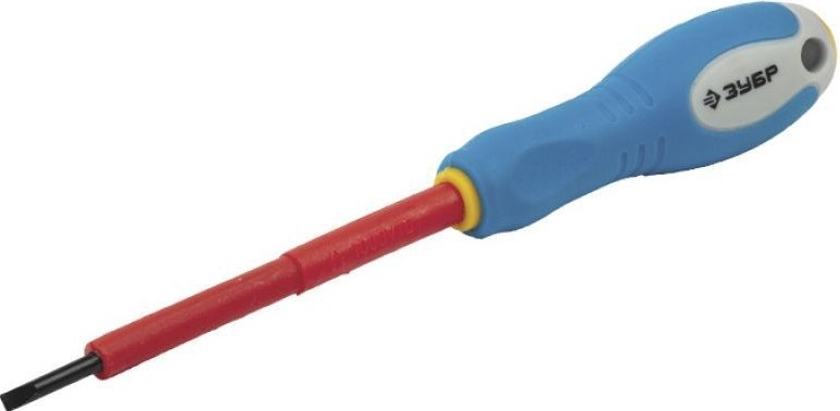 Отвертка высоковольтная до 1000В, SL8, 8,0 х 175мм Зубр