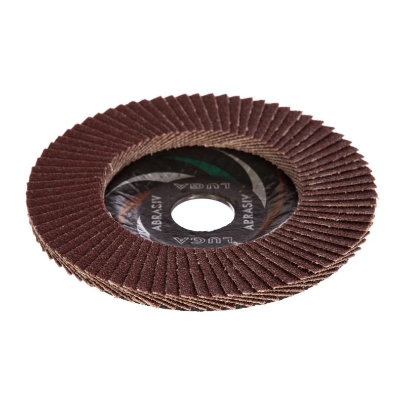 Круг лепестковый торцевой (КЛТ1) 125х22 Р60 (№25) 14А Кедр 065-0060, 74043 (металл, дерево, пластик)