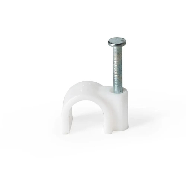 Скоба 8мм круглая пластиковая (50шт) SQ0514-0015