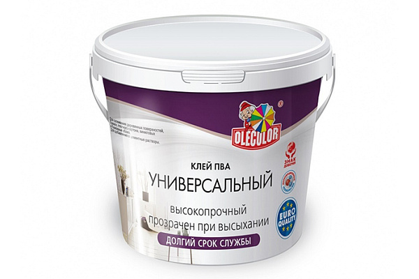 Клей ПВА 0,75кг строительно-универсальный ОЛЕКОЛОР (OLECOLOR) - фото 1