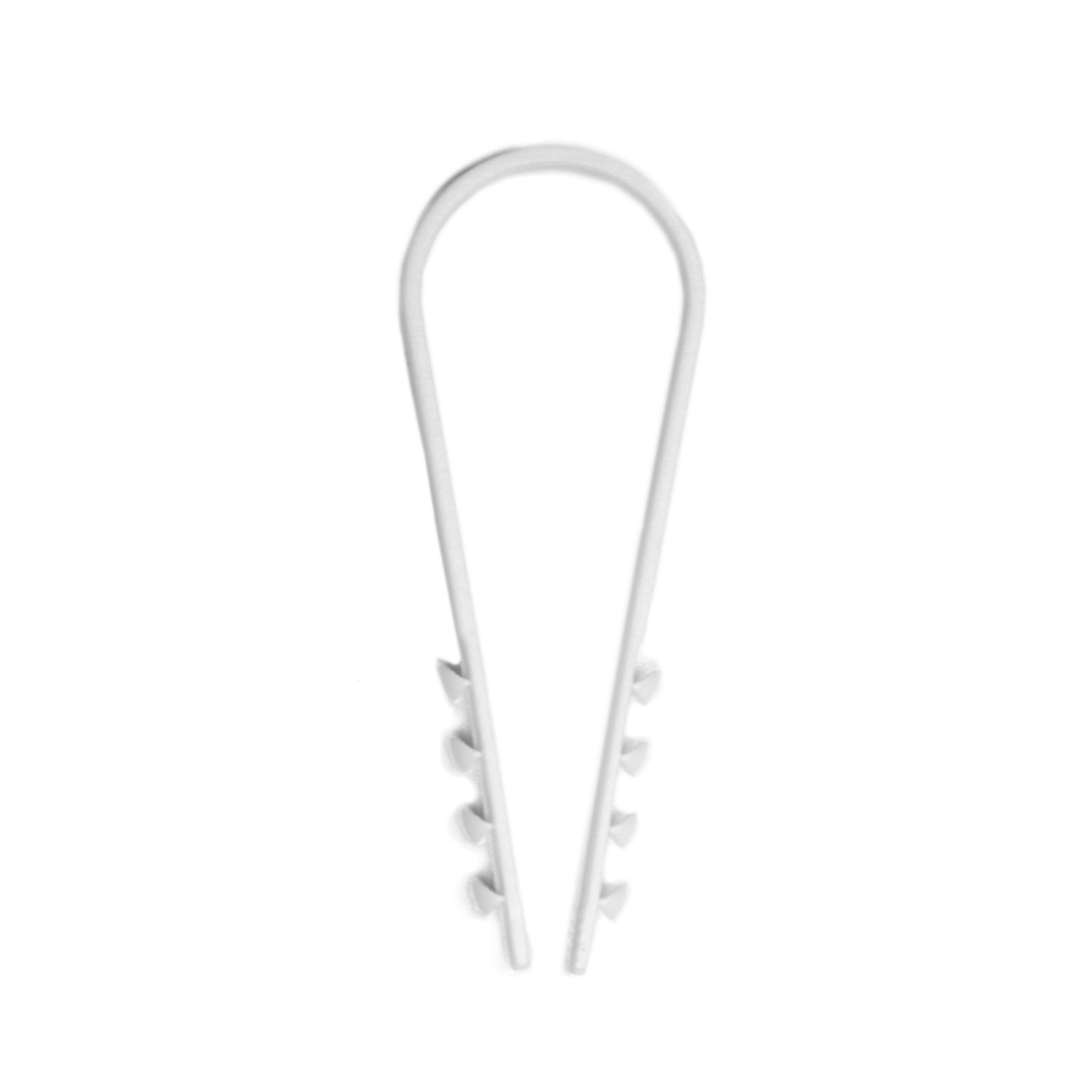 Дюбель-хомут 19/25 белый для круглого кабеля нейлон (100шт) ДХК-25 (0539-0005)