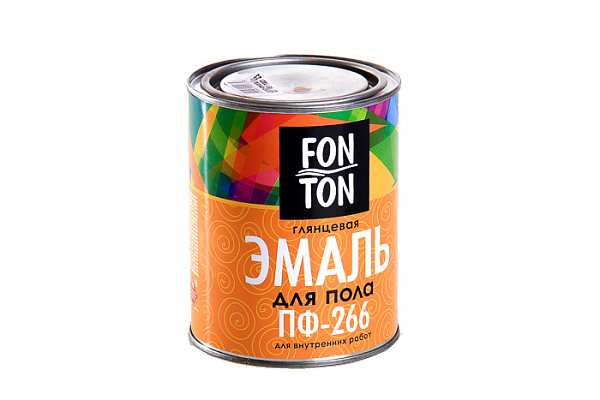 ПФ-266 Эмаль золотисто-коричневая 0,8кг FonTon