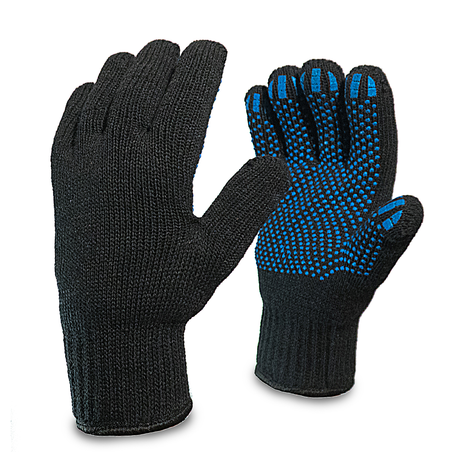 Перчатки полушерстяные (ЗИМА с ПВХ)