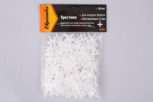 Крестики для плитки 2,5мм (250шт/уп) 880695