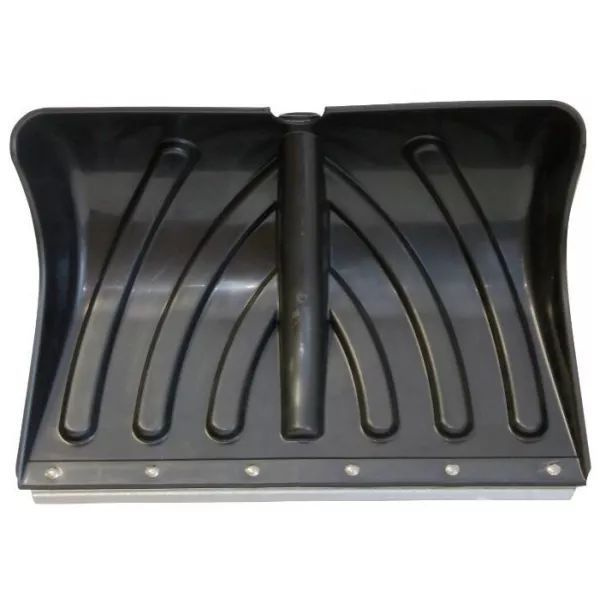 Лопата снеговая пласт. КРЕПЫШ с планкой (без черенка) (d=32) арт. 1113-0