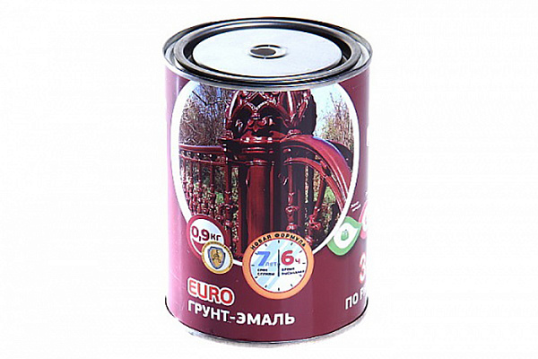 Грунт-эмаль 3 в 1 по ржавчине белый 0,9кг Олеколор (OLECOLOR)