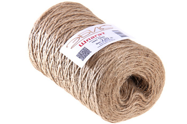 Шпагат полипропиленовый белый (1120 ТЕКС) 220г ЭБИС