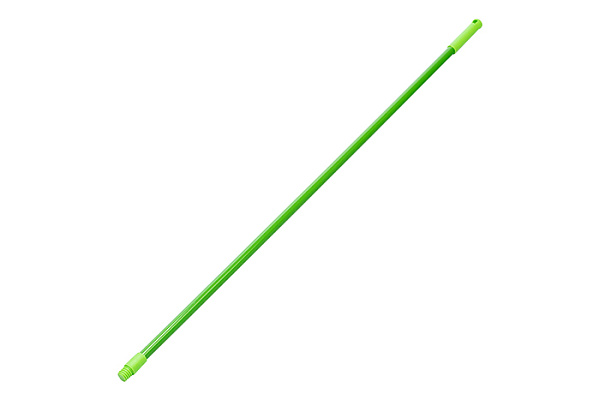 Черенок для метлы d21мм 1,2м с пласт. резьбой металлический (68417)