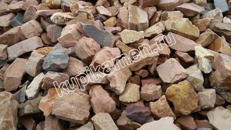 Декоративный щебень "Кремень персиковый" 5-20мм (25кг)