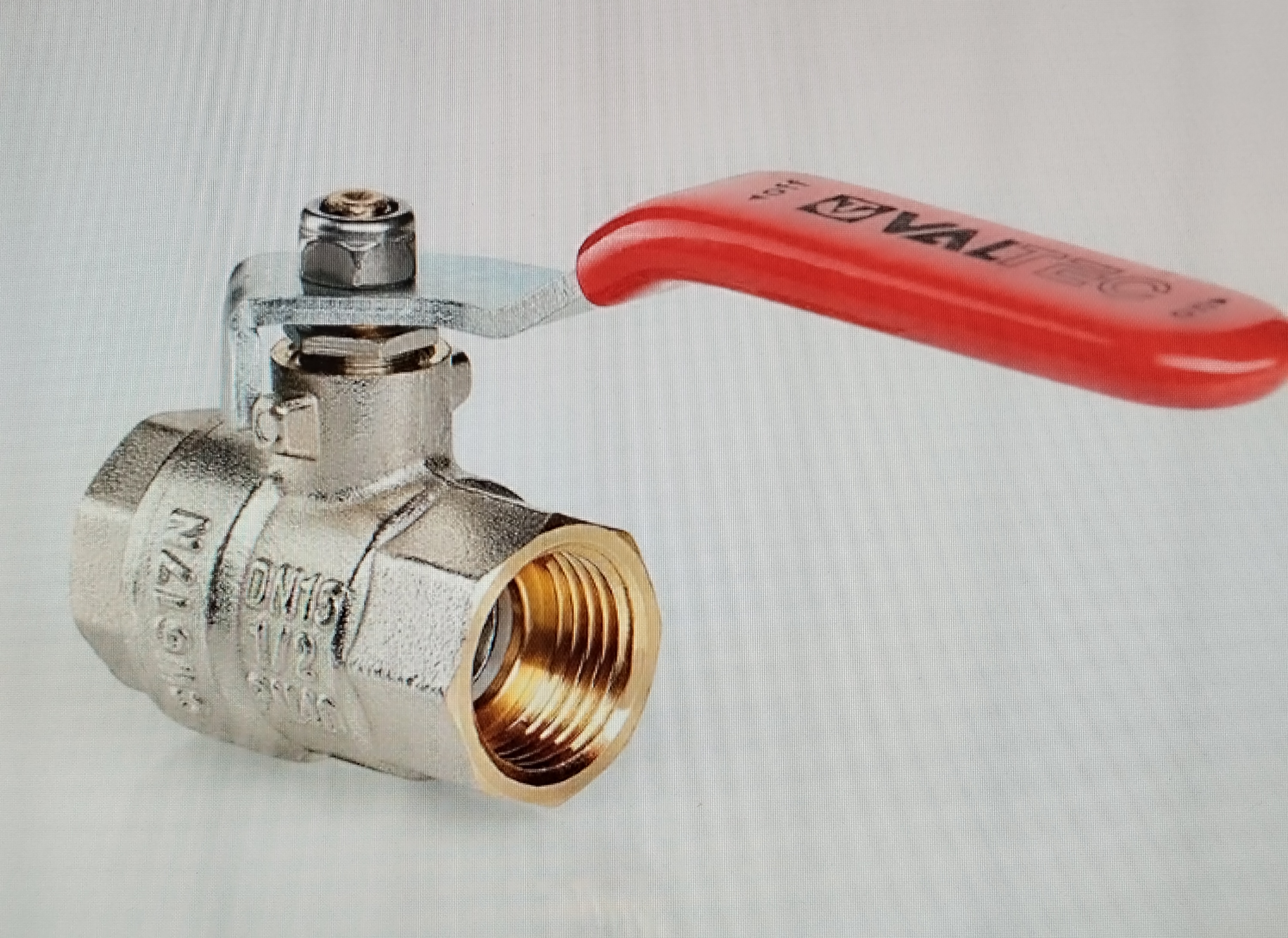 Кран шаровой для воды 1/2" ВР-ВР рукоятка флажкового типа VALTEC "BASE"