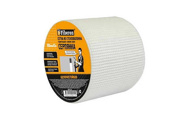 Серпянка 100мм х 45м самоклеющаяся Фиберон (Fiberon) SMF226T
