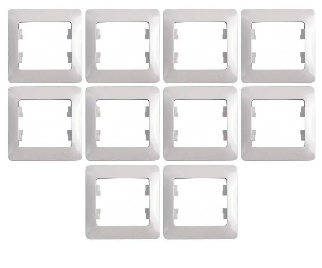 Рамка 1местная Schneider Electric Glossa белая IP20 скрытая установка GSL000101